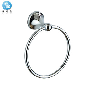 Ensemble d'accessoires de salle de bain Saint Ruijia en acier inoxydable, 4 pièces, chromé, porte-serviettes, porte-papier toilette, accessoires de salle de bain - Product Image 2