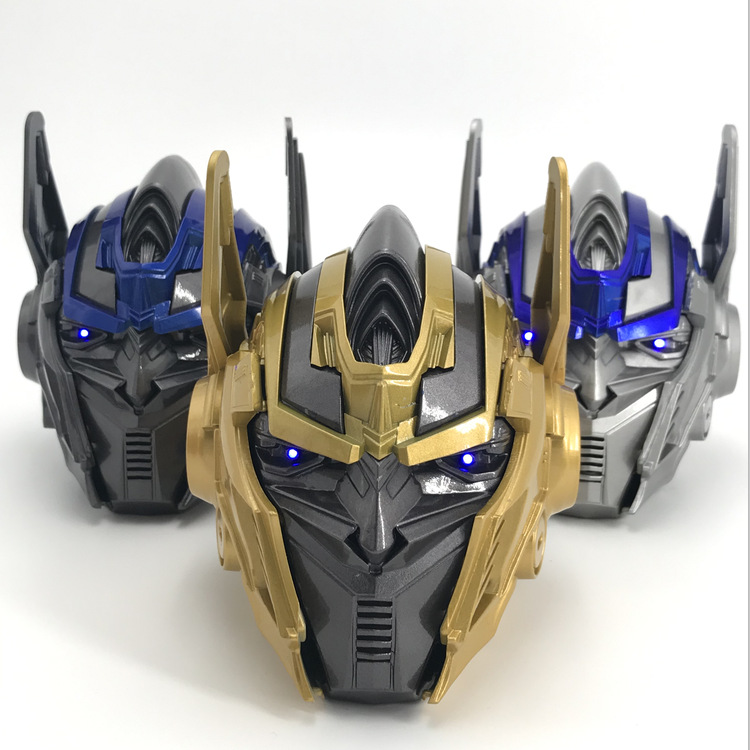 Amazon new arrival Unique Electronic Gadgets Optimus Prime Portable 1200 mAh Speaker TF card BT cartoon speaker