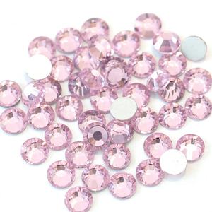 Cristal De Vidro 10 Tamanhos Lt Rose SS3-SS30 Non Hotfix Colorido Ss10 Strass Voltar Plana para Nail Art Design - Product Image 2