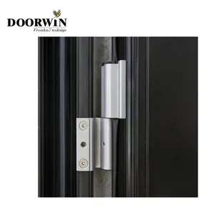 Doorwin Top Supplier Factory Directly Thermal Break Low-E Modern Front Entrance Door Powder Coated Hinged Doors