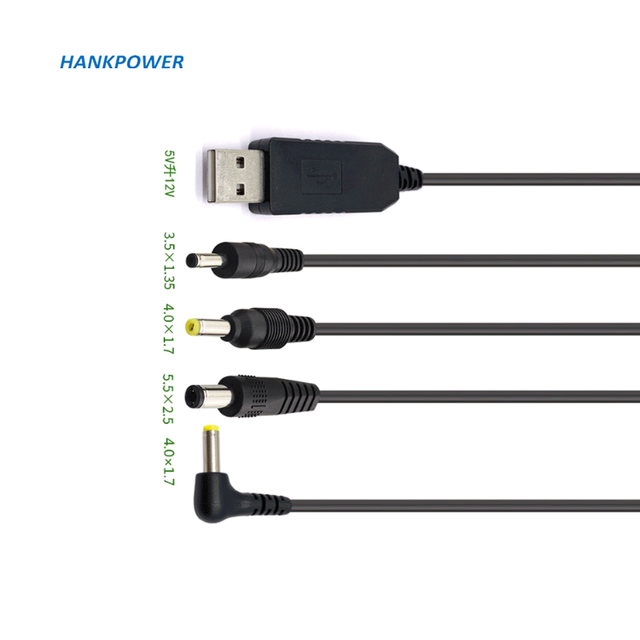 Customize DC to USB Cable 5 V to 12 V Step up Converter Power 5.5*2.5mm for Router LED Strip Light
