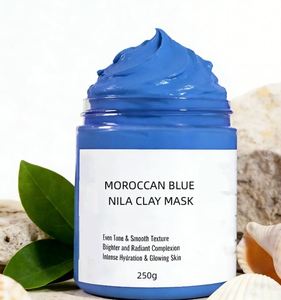 <span class=keywords><strong>Masque</strong></span> facial en argile bleue <span class=keywords><strong>Nila</strong></span> du Maroc, nettoyant en profondeur, éclaircissant, hydratant, blanchissant naturel, marque privée - Product Image 3