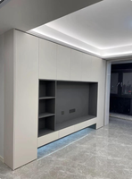 Venta directa del fabricante: Mueble de TV moderno, ajustable, duradero y ecológico para sala de estar, mueble de interior.
