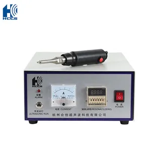 Portable Ultrasonic Spot Welder With Netted Weld Surface Ultrasonic Plastic Welding Machine