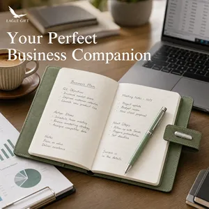 High Grade <b>A5</b> Office <b>Notepad</b> Journal Pen Packaging Box Custom Logo for Business Events Employee Giveaways 3 In 1 Gift Set - Product Image 3