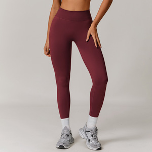 Leggings <span class=keywords><strong>de</strong></span> yoga sans couture taille haute pour <span class=keywords><strong>femme</strong></span>, effet push-up, sensation seconde peau, anti-transparence, contrôle du ventre, pour fitness et gym - Product Image 6