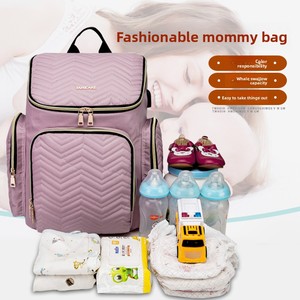 Multifuncional Grande Capacidade Nylon Fralda Mochila Impermeável Múmia Saco Portátil Mudar Estação Moda Viagem Essencial - Product Image 4