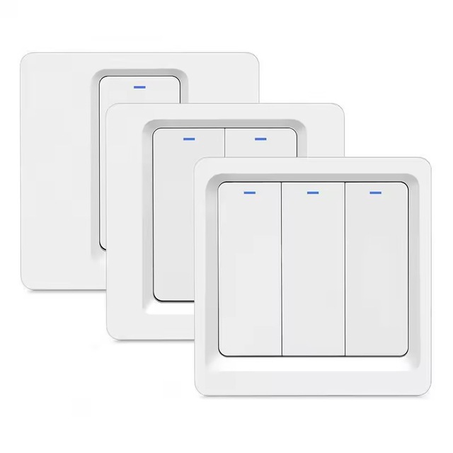 Smart Home Wifi Smart Switch Push Button UK EU Standard Zigbee Automation Products Electrical Wall Light Sockets 240v Smart Life