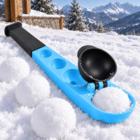 Pince à boules de neige pour enfants, outil de façonnage de boules de neige et de sable, jouet pour batailles de neige en hiver et plage en été, cadeau pour garçons et filles