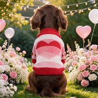 Gradient Heart Sweater Valentijnsdagcadeau voor katten en honden Liefde Schattig Warm Gezellig en Romantisch Feestelijke vakantie Heerlijk