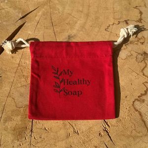 Recyclable Cotton <b>Canvas</b> Drawstring Bag Eco-friendly Pouch Bag High Quality Dust Pouch Bag Factory Hot Promotion - Product Image 3