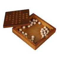 Casse-tête en bois pour adultes, jeu de société familial éducatif à un joueur, solitaire portable, nouveaux jouets en bois PC