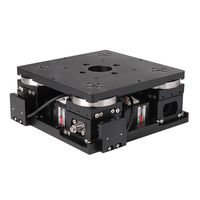 Plateau linéaire à trois axes de haute précision XXY YK-XXY150P-2-617 avec roulement UVW et moteur pour panneaux LCD semi-conducteurs