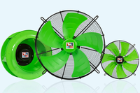 Ventilateur de refroidissement axial EC 400 électrique pour équipement de bâtiment de bureaux, montage au plafond pour serre, ferme, restaurant, industrie