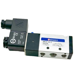 Shako BM520-02-S Électrovanne pneumatique 5 voies 2 positions en aluminium - Product Image 6