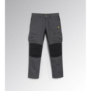 Pantalon cargo d'extérieur de grande taille avec imprimé coupe-vent avec logo en nylon et polyester et toile à la taille PANTALON RIPSTOP DIADORA - Product Image 1
