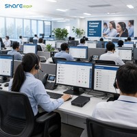Sharerdp Mini PC Haute Performance FL700N ARM RK3288 Android Linux, Serveur Terminal Cloud, Client Léger Multi-utilisateurs