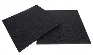 Alfombrilla de <span class=keywords><strong>Goma</strong></span> Antideslizante de Alta Calidad <span class=keywords><strong>para</strong></span> Gimnasio y Salas Deportivas, 500x500mm, 20mm de Grosor, Lisa, Aislante de Impactos y Reductora de Ruido - Product Image 5