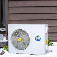 HVAC-systeem lucht-water warmtepomp EVI volledig DC-inverter hybride AC/DC zonne-energie met WiFi automatisch R410A klasse A+++ roestvrij staal