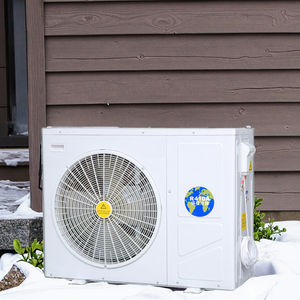 Système CVC Pompe <span class=keywords><strong>à</strong></span> chaleur air-eau EVI Full DC Inverter Hybride AC/DC Solaire avec WiFi Automatique R410A Classe A+++ Acier inoxydable - Product Image 3