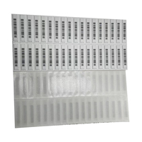 Sensor Gerbang EAS Keamanan Ritel 58kHz AM Supermarket Anti-pencurian Label DR Label Lunak Stiker Label Barcode