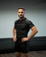 Maillot de surf à manches longues personnalisé avec logo pour hommes et femmes, imprimé, avec protection UPF 50+, pour les arts martiaux