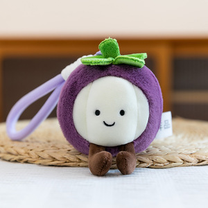 Jouets en peluche doux en forme de fruits et légumes, pendentifs unisexes en coton, jouets en peluche super doux, breloques de sac tendance pour jeunes - Product Image 5