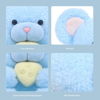 Jolie peluche souris Yiyi à queue qui bouge, jouet en peluche, oreiller compagnon, cadeau d'anniversaire pour fille, polyester, coton PP, 31-50 cm