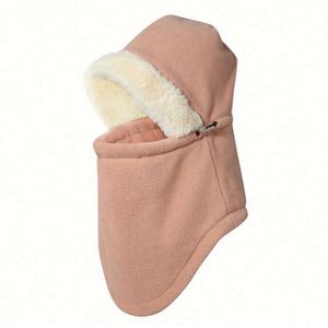 Cagoule unisexe en polaire thermique chaude et douce, ajustable, pour sports d'hiver en extérieur, masque intégral - Product Image 5