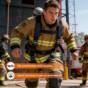 Bretelles de pompier H-Back à ajustement rapide, non élastiques, avec épaulettes et pinces à ressort, accessoires d'<span class=keywords><strong>escalade</strong></span> - Product Image 5