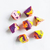 Deskjoy 16mm résine de silicone sensation de main douce mdn COC jeu de rôle jeu de dés D20-D47 forme carrée pour jeu de rôle