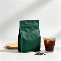 Sac d'emballage pour café de qualité alimentaire, octogonal, refermable, en aluminium, imperméable