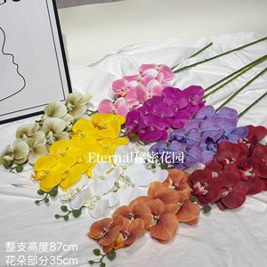 กล้วยไม้ฟาแลนนอปซิส ซีเคร็ท การ์เดน ขนาด 87 ซม. ดอกไม้ประดิษฐ์สำหรับตกแต่งบ้านและงานแต่งงาน - Product Image 3