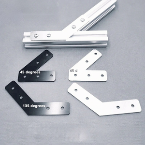 Plaque de renforcement de surface simple face profilée BOSS BSBAK260655 2020/45/<span class=keywords><strong>135</strong></span>, pièce de connexion d'<span class=keywords><strong>angle</strong></span> latérale 30304040 - Product Image 4