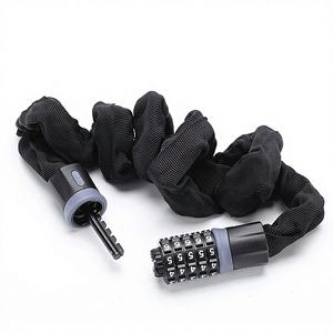 Cuerda de alambre de acero de seguridad de alta calidad, cadena de bloqueo de <span class=keywords><strong>bicicleta</strong></span>, bloqueo de cable de seguridad sin llave, <span class=keywords><strong>bicicleta</strong></span>, 5 cables de combinación digital, bloqueo de <span class=keywords><strong>bicicleta</strong></span> - Product Image 6