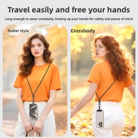 Kabel Data Lanyard Tipe-C Poliester 240W Kompatibel untuk Android Multi-Fungsi Perjalanan Luar Ruangan Pengisian Daya 2-in-1