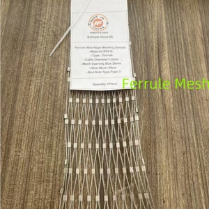 Malla Tejida de Acero Inoxidable 304/316 Resistente a la Corrosión para Protección de Zoológicos, Red de Barandilla, Valla y Balaustrada, con Plegado y Corte - Product Image 2