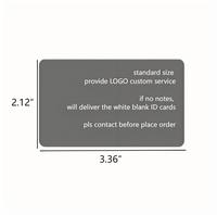 Tarjeta de PVC personalizada sin identificación con foto, Control de acceso barato, tarjeta de código QR magnético de negocios para estudiantes, visitantes, empleados, dulces, basura