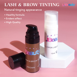 Kit de teinture pour <span class=keywords><strong>cils</strong></span> et sourcils en marque privée, imperméable, longue tenue, <span class=keywords><strong>noir</strong></span> et brun, teinture professionnelle pour <span class=keywords><strong>cils</strong></span>, pour usage en salon - Product Image 2