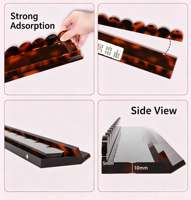 Support de tuiles de mahjong en acrylique de qualité supérieure pour 4 joueurs, ensemble personnalisé OEM, accessoires de jeu légers, fournisseur en gros