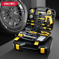 Ensemble d'outils pour la maison Deli DL5964, collection d'outils électriques de 30 pièces, boîte à outils, perceuse électrique complète