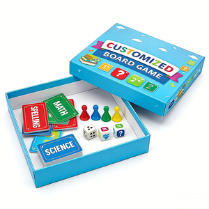 Juego de Mesa OEM con Acabado Premium, Impermeable, Impresión Personalizada, Juego de Tarjetas Educativas para la Escuela, Juego de Mesa Personalizado de Fábrica - Product Image 4