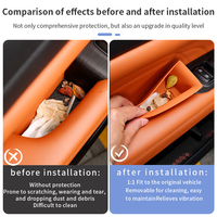 Boîte de rangement en silicone pour poignée de porte de voiture, plateau organisateur pour poignée intérieure, compatible avec Haval H9 2ème génération, pièces de garniture intérieure