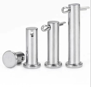 OEM thép carbon clevis Pin phẳng đầu với lỗ hình trụ pin chuyên nghiệp phát hành nhanh chóng t xử lý bóng Khóa Pin - Product Image 1