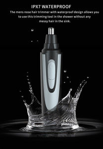 Tondeuse à poils de nez électrique pour hommes et femmes Appareil de voiture et USB Ciseaux à poils de nez Cou Sourcils Rasoir - Product Image 6