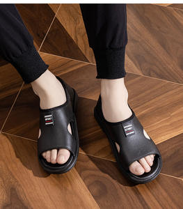 Sandales pour hommes, nouveau style pour l'été, décontractées, résistantes à l'usure, semelle souple, respirantes, pour l'extérieur, tongs de plage - Product Image 4