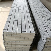 Panneau sandwich isolé PUR en acier galvanisé pour façade murale, facile à installer, pour la rénovation de bâtiments