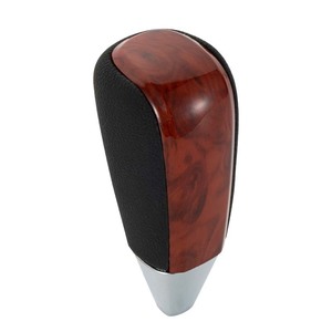 Toyota Land Cruiser Gear <b>Shift</b> <b>Knob</b> Wood Grain Leather Ergonomic Car Part QZXN-H11 - Product Image 2