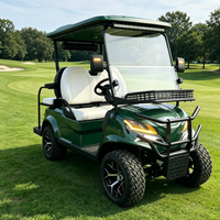 Voiturette de golf électrique populaire au design Moke américain, 72V Lithium, 4 places, tout-terrain, couleur de carrosserie illimitée