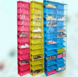 Wholesale Foldable Home Hanging <b>Shoe</b> Storage Organizer Custom Logo Canvas Material - Product Image 2